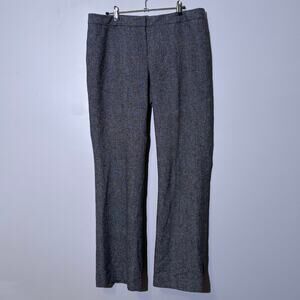 Loft, women's wool blend grey slacks, women' s 12